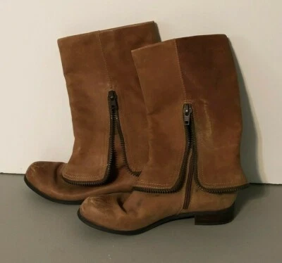 Botas de cuero tostado BCBGeneration, talla 8B/38 Foto 1 de 4