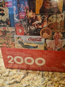 New 1998 Springbok Always Coca Cola 2000 Piece Jigsaw Puzzle by Hallmark PZL9416 - Picture 1 of 7