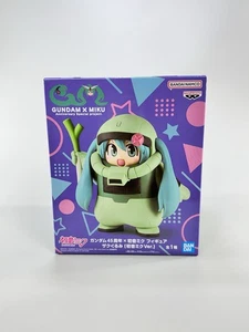 AUTHENTIC Gundam 45th Anniversary× Hatsune Miku Figure Zaku NY SELLER - Picture 1 of 6