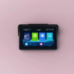 7 inch Motorcycle Android Auto Wireless IPS Touch Screen Carplay + Camera +TPMlX - Picture 1 of 20