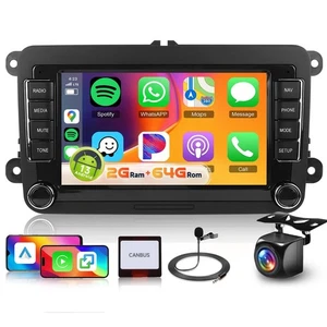 2G+64G Android 13 Car Stereo for VW Golf 5 Polo Skoda with Wireless Carplay Andr - Picture 1 of 7