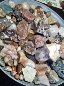 3 Pfund Michigan Edelsteine bestes Mineral Kristall Kupfer Eisen Bergbau Great Lake Proben  - Bild 1 von 22