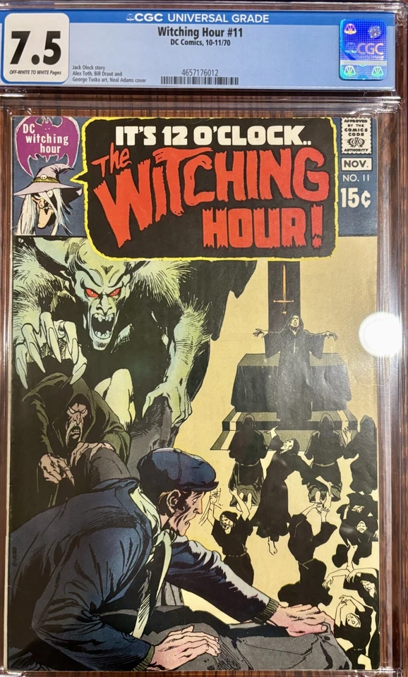 Witching Hour #11 DC (1970) CGC 7.5 Neal Adams Cover - Image 1 of 1