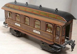 Antiguo coche cama Märklin 1843 con decoración interior / pintado a mano / escala 1 - Imagen 1 de 7