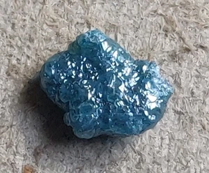 1,76 quilates | Diamante rugoso suelto natural | Diamante áspero crudo color azul para anillo - Imagen 1 de 9