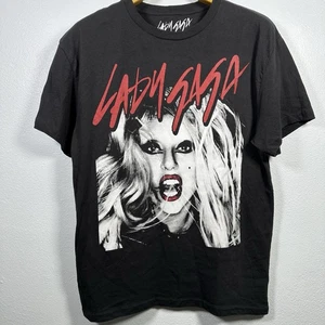 Lady Gaga Born This Way Adult Large Pop Music Soft Black Cotton T-Shirt - Picture 1 of 7