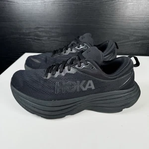 Hoka One One Bondi 8 Damen 9 D Running Walkingschuhe schwarz - Bild 1 von 12