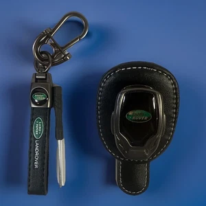 Car Sun Visor Glasses Sunglasses Card Hinged Clip & Key Chain (Fit LAND ROVER) - Picture 1 of 12