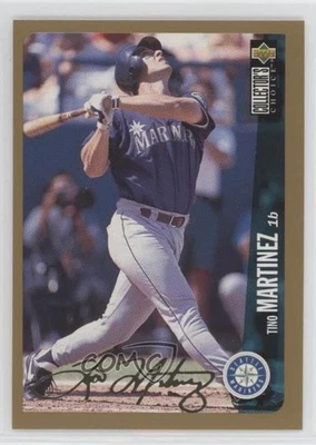 1996 Upper Deck Collector's Choice Gold Foil Signature Tino Martinez #318 - Image 1 of 2