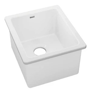Elkay SWU1517 16-7/16" Unterbau Einzelbecken Handarbeit Schamotte Bar Waschbecken - Bild 1 von 10