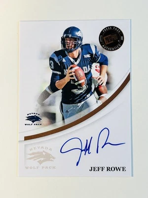 2007 Press Pass Signings Bronze Inscriptions Blue Ink Jeff Rowe Auto RC - Image 1 of 3