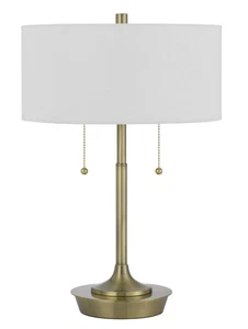 Cal Lighting BO-3028TB Kendal 2 Light 20" Tall Buffet Table Lamp - Brass - Picture 1 of 3