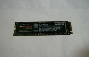 SSD Samsung 970 EVO Plus 500 Go PCIe 3.0 NVMe M.2, testé excellent état - Photo 1/2
