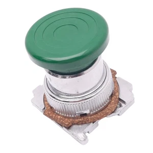 Eaton 10250T123 Green Push Button Operator, ø40mm Mushroom, ø30.5mm Panel - Picture 1 of 3
