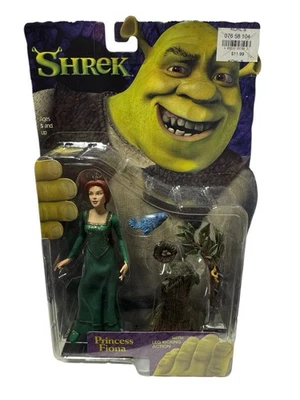 "Figura de acción Shrek Princess Fiona 6"" Leg Kicking (2001 McFarlane) nueva en caja" Foto 1 de 2