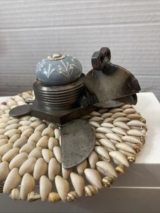 Yardbirds Nuts La Tartaruga Metallo Arte Scultura Industriale Steampunk Idea Regalo - Foto 1 di 5