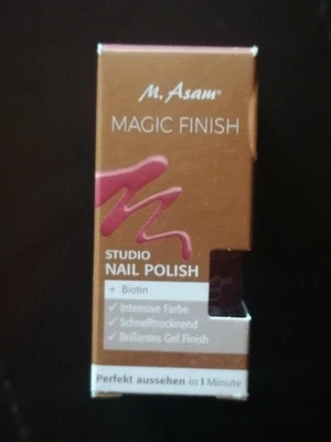 M. Asam / Magic Finish Studio Nail Polish  Nagellack Wild Raspberry 8 ml NEU - Bild 1 von 4