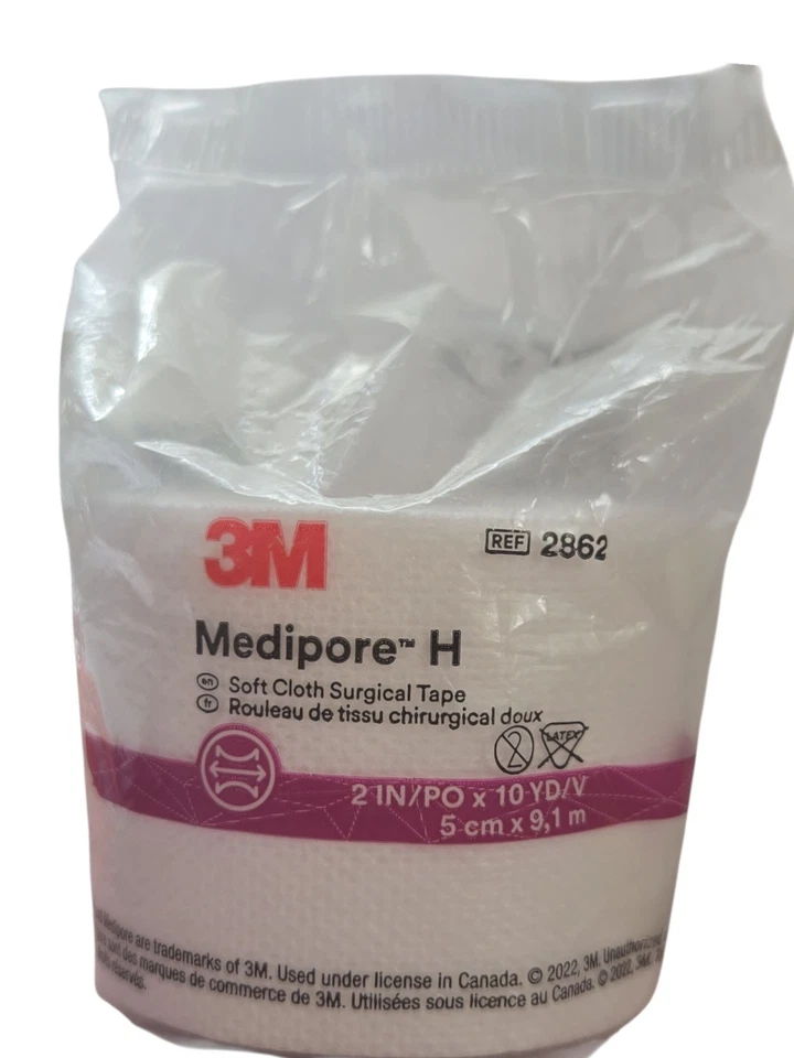 3M Medipore H 2 IN/PO x 10yd/V 5 CM x 9 1 M CINTA QUIRÚRGICA SUAVE NUEVA Foto 1 de 1