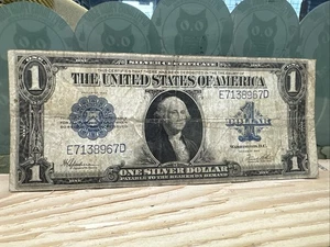 1923 US $1 Silver Certificate Large Note Horse Blanket (3) - Picture 1 of 2