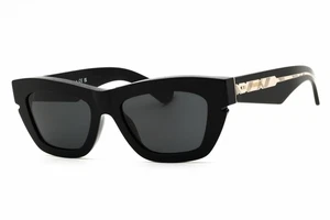 BURBERRY BE4454 300187 Sunglasses Black Frame Dark Grey Lenses 52mm - Picture 1 of 4