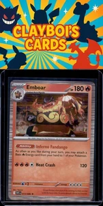 Emboar SV: White Flare Pokémon 013/086 Holo Rare NM+ - Picture 1 of 2