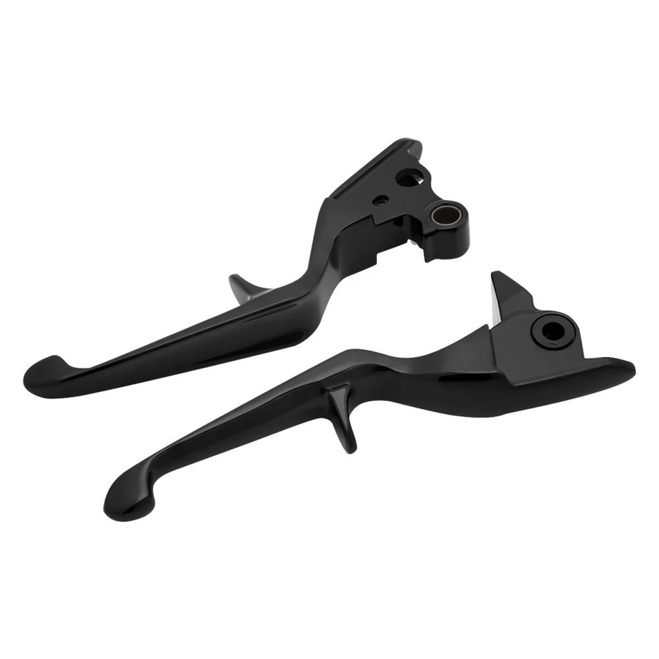 For Harley-Davidson Road King 2008-2013 Kuryakyn 1846 Gloss Black Trigger Levers - Image 1 of 1