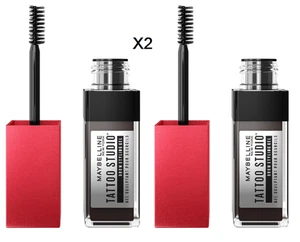 2X Maybelline Tattoo Brow 36H Styling Gel- 257 Medium Brown - Picture 1 of 6