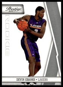 2010-11 Panini Prestige Devin Ebanks Rookie Los Angeles Lakers #201