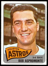 1965 TOPPS OPC BASEBALL O PEE CHEE #175 BOB ASPROMONTE NM HOUSTON ASTROS CARD