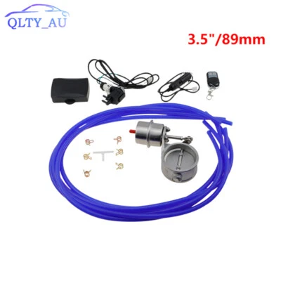 3.5'' Exhaust Vacuum Control Valve Set Closed Style with Remote Switch - Image 1 of 4