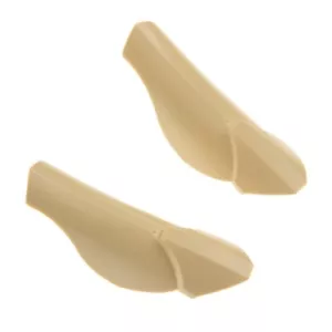 2X Lego Large Figure Armor Leg Protection Beige Shin Guards 21562 - Picture 1 of 1