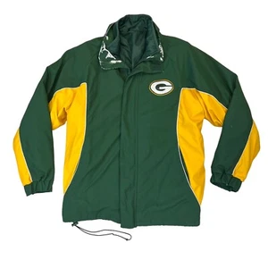 Green Bay Packers 3-in-1 Reversible Jacket Mens Large Waterproof Insulated *READ - Picture 1 of 12