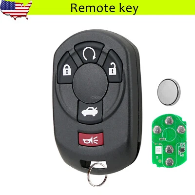 For 2005 2006 2007 Cadillac STS Keyless Entry Remote Car Key Fob 5B M3N65981403 - Image 1 of 4