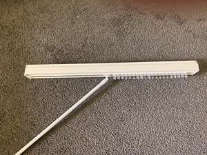 VERTICAL BLIND REPLACEMENT PARTS TRACK HEADRAIL WITH WAND CONTROL SYSTEM - Picture 1 of 14