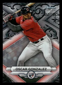2023 Bowman Sterling OSCAR GONZALEZ MINI DIAMOND REFRACTOR /150 RC # GUARDIANS - Picture 1 of 2