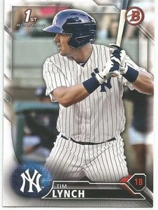 Tim Lynch New York Yankees 2016 Bowman Draft - Picture 1 of 2