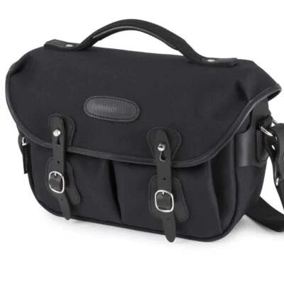 Billingham Hadley Small Pro Shoulder Bag - Black FibreNyte / Black Leather - Image 1 of 4