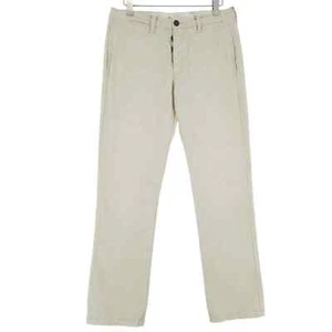 Pantaloni Chino Abercrombie & Fitch Uomo Cotone Stretch Gu5 Taglia W32 L34 - Foto 1 di 7