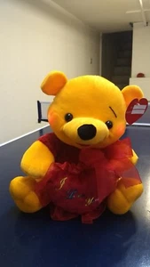 Winnie the Pooh Plush Stuffed Doll Soft musical Tedd, 14" tall, 13" width - Picture 1 of 4
