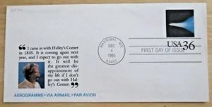 1985 USA First Day Issue Envelope - Aerogramme - Par Avion..(#144) - Picture 1 of 1