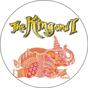 Der König & ich das Musical. Knopfabzeichen. 25 mm. - Bild 1 von 1