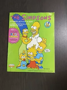 The Simpsons Diamond 1990 Sticker Activity Album 3D Slide-O-Scope - Picture 1 of 8