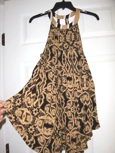 NWT~FREE PEOPLE~MIMI COLLECTION~TUNIC STYLE~HIGH NECK ~BLACK COMBO~TOP Size S - Picture 1 of 12