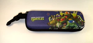 Teenage Mutant Ninja Turtles Kid Eye Glass Clamshell Hard Case TMNT- EUC - Picture 1 of 4