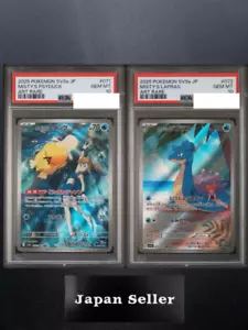 PSA 10 Misty's Psyduck Lapras AR Set 071/063 072/063 Heat Wave Arena Pokemon JP - Picture 1 of 2