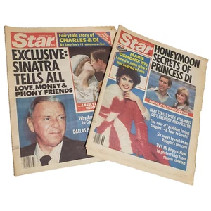 2 Star Newspapers 8-18 1981 & 9-8-1981 Sinatra &Wedding Charles&Diana &Honeymoon - Picture 1 of 11