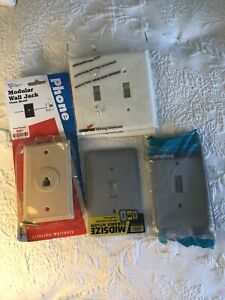 Lot of Wall Switch Covers- Light Switched Miscellaneous Brands Two Open Unused