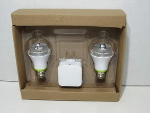 2 pack GE Link A19 LED Bulb 12W 60W Smart Soft White Dimmable Wink + PLink-HUB1 - Picture 1 of 6