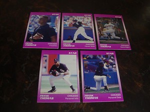 1991 Star Co. Baseball---Frank Thomas---Lot Of 5---No Dupes