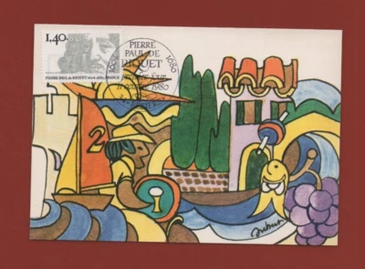 FDC Carte 1980 - Pierre Paul de RIQUET   ---   (K1235) - Photo 1/2